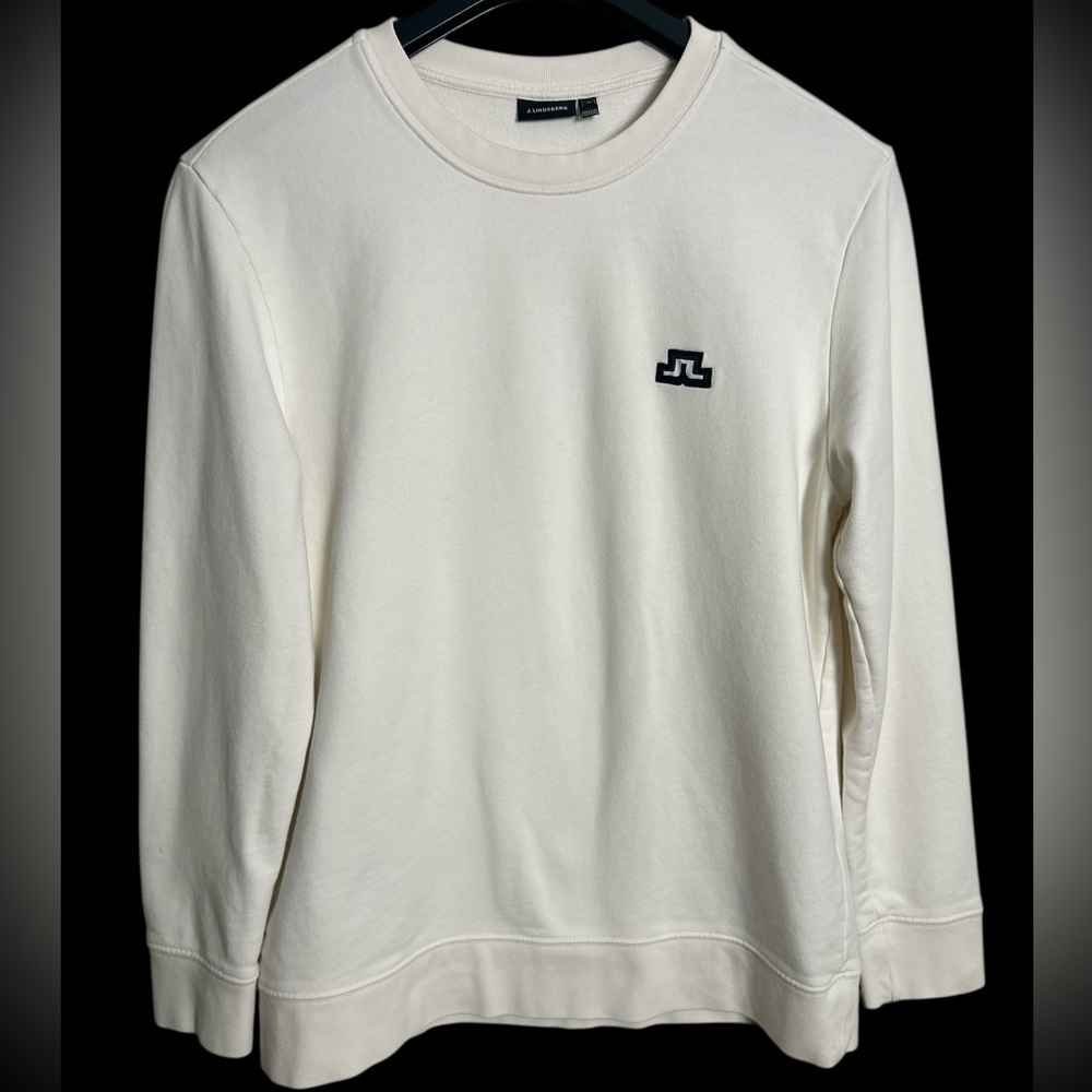 J.Lindeberg Cream Crewneck Sweatshirt